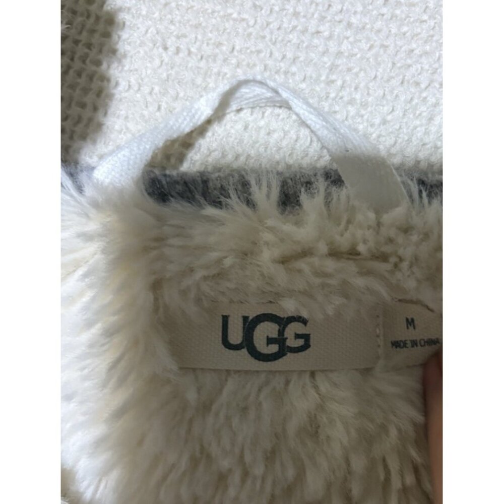 UGG Abriana Shawl Open Front Cardigan Grey Heather size Medium - Picture 10 of 14